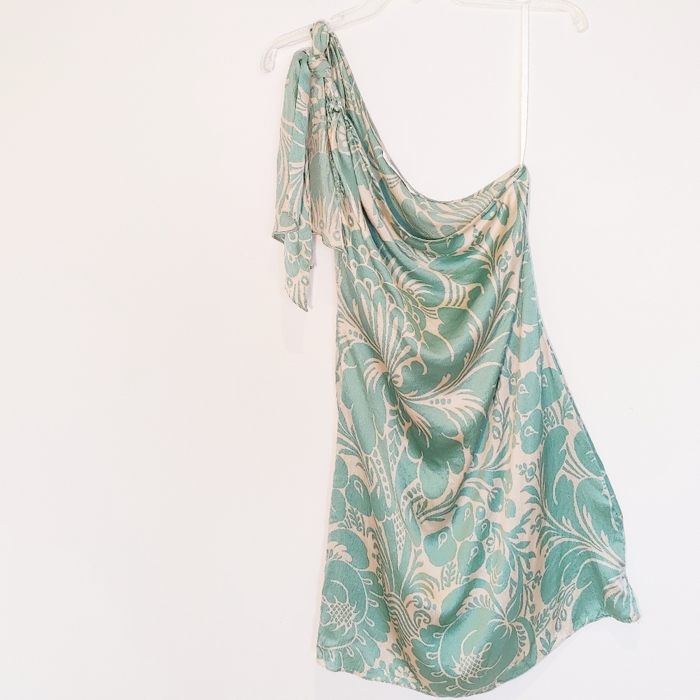 Diane von Furstenberg One Shoulder Mini Dress